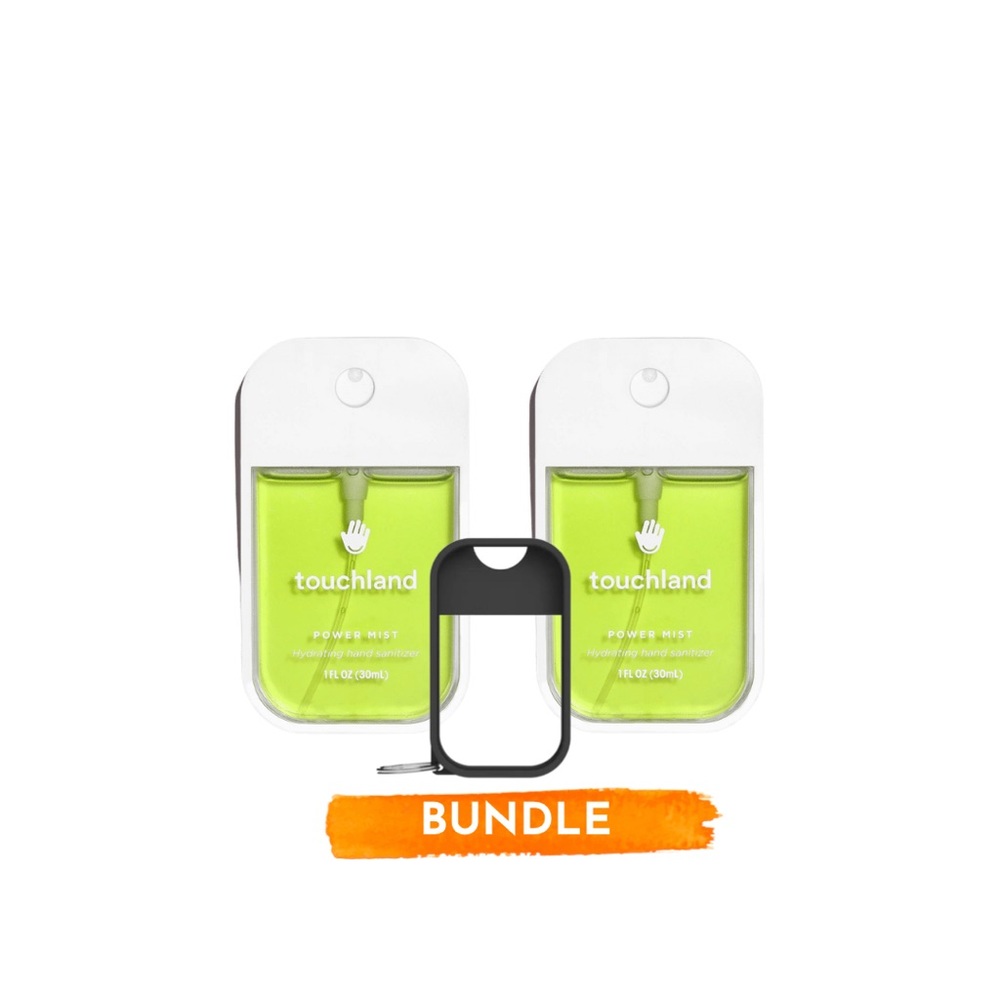 2 Touchland Power Mist Aloe You 1fl oz Hand Sanitizer and 1 Case